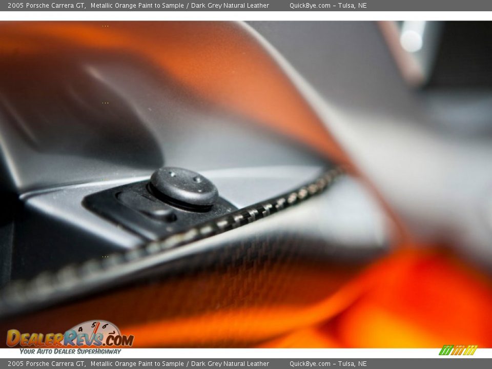 2005 Porsche Carrera GT Metallic Orange Paint to Sample / Dark Grey Natural Leather Photo #5