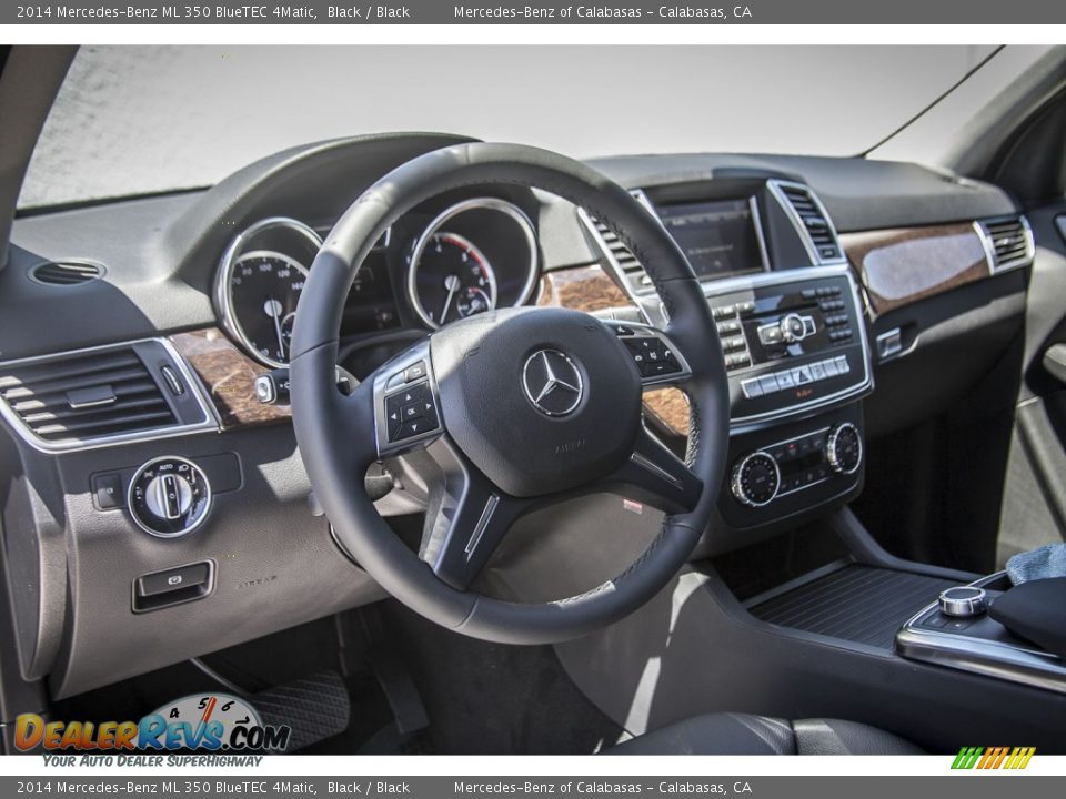 2014 Mercedes-Benz ML 350 BlueTEC 4Matic Black / Black Photo #5
