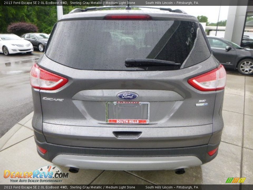 2013 Ford Escape SE 2.0L EcoBoost 4WD Sterling Gray Metallic / Medium Light Stone Photo #4