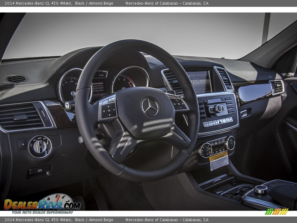 2014 Mercedes-Benz GL 450 4Matic Black / Almond Beige Photo #5