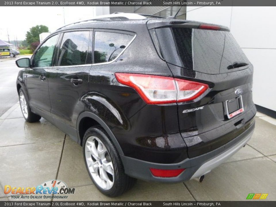 2013 Ford Escape Titanium 2.0L EcoBoost 4WD Kodiak Brown Metallic / Charcoal Black Photo #3