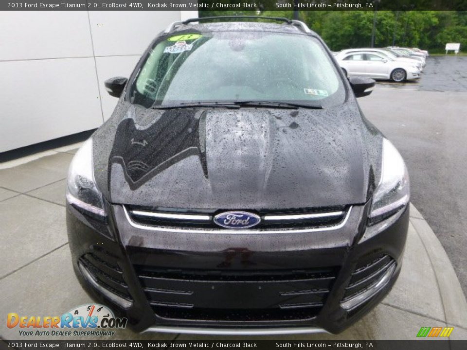 2013 Ford Escape Titanium 2.0L EcoBoost 4WD Kodiak Brown Metallic / Charcoal Black Photo #8
