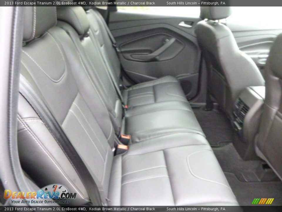2013 Ford Escape Titanium 2.0L EcoBoost 4WD Kodiak Brown Metallic / Charcoal Black Photo #13