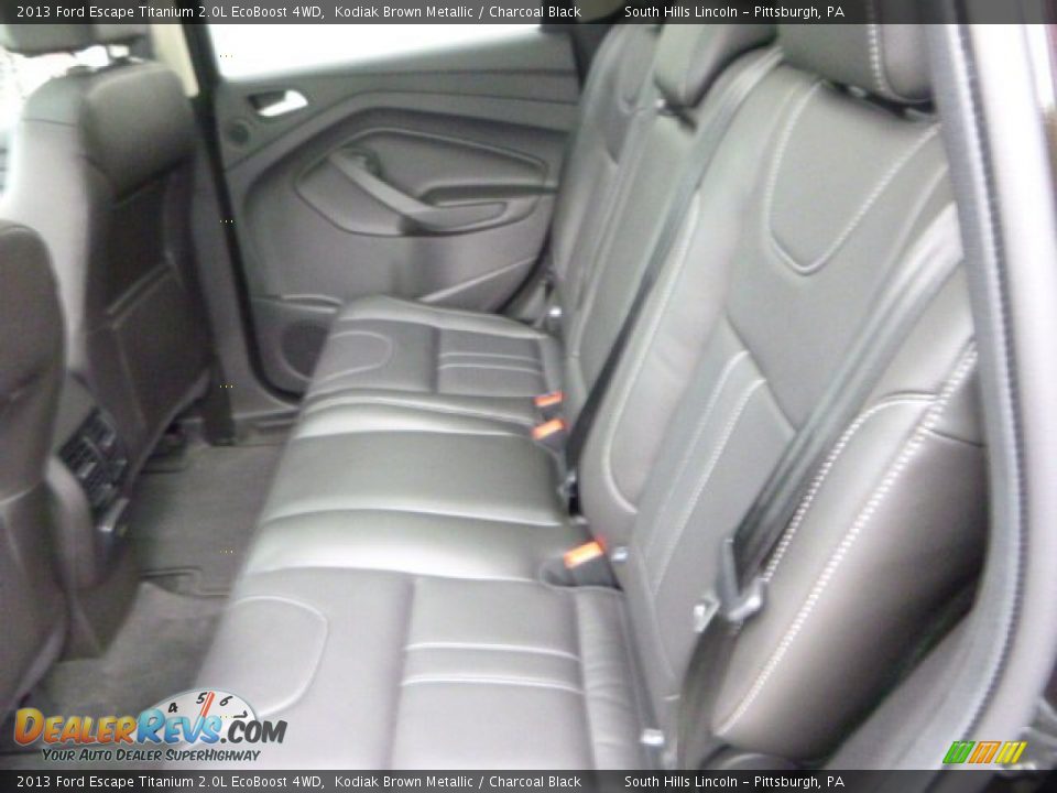 2013 Ford Escape Titanium 2.0L EcoBoost 4WD Kodiak Brown Metallic / Charcoal Black Photo #15