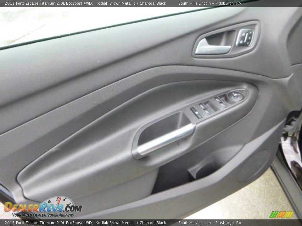 2013 Ford Escape Titanium 2.0L EcoBoost 4WD Kodiak Brown Metallic / Charcoal Black Photo #17