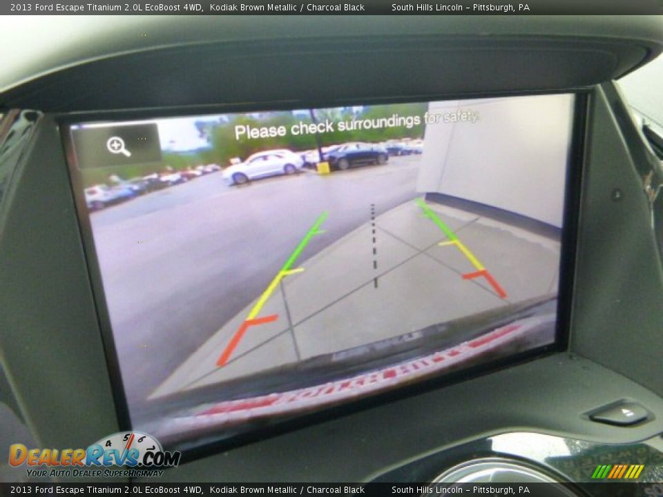 2013 Ford Escape Titanium 2.0L EcoBoost 4WD Kodiak Brown Metallic / Charcoal Black Photo #24