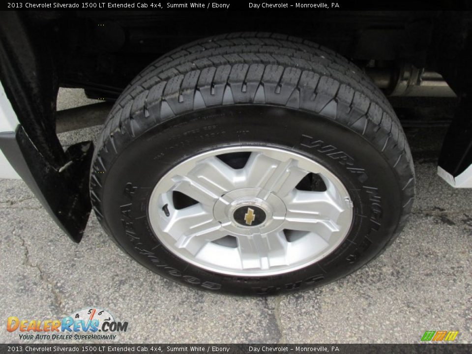 2013 Chevrolet Silverado 1500 LT Extended Cab 4x4 Summit White / Ebony Photo #3