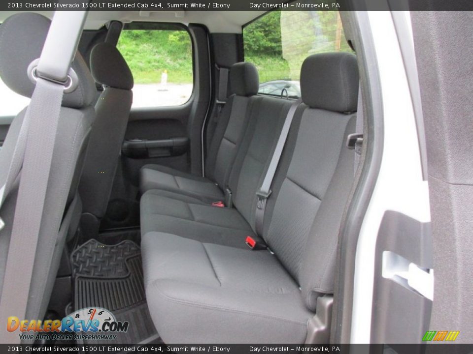 2013 Chevrolet Silverado 1500 LT Extended Cab 4x4 Summit White / Ebony Photo #14