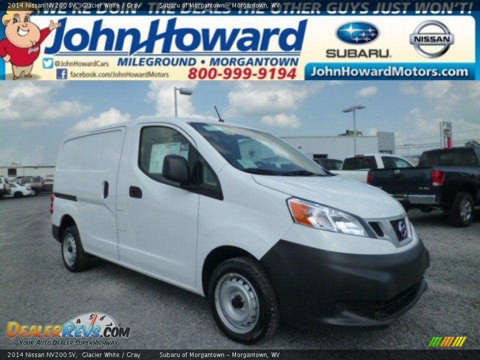 2014 Nissan NV200 SV Glacier White / Gray Photo #1