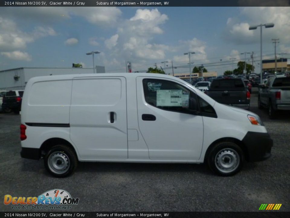 2014 Nissan NV200 SV Glacier White / Gray Photo #8
