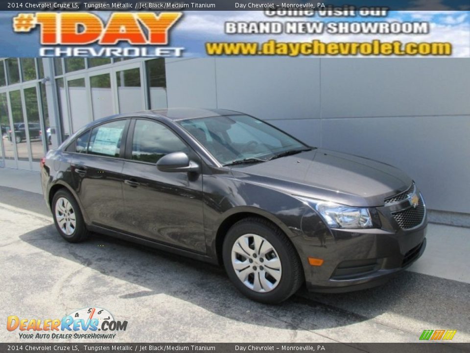 2014 Chevrolet Cruze LS Tungsten Metallic / Jet Black/Medium Titanium Photo #1