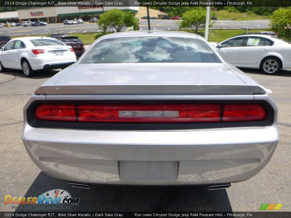 2014 Dodge Challenger R/T Billet Silver Metallic / Dark Slate Gray Photo #4