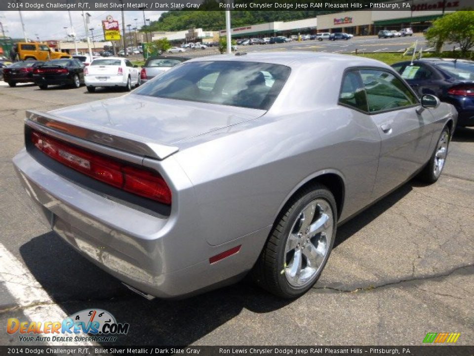 2014 Dodge Challenger R/T Billet Silver Metallic / Dark Slate Gray Photo #5