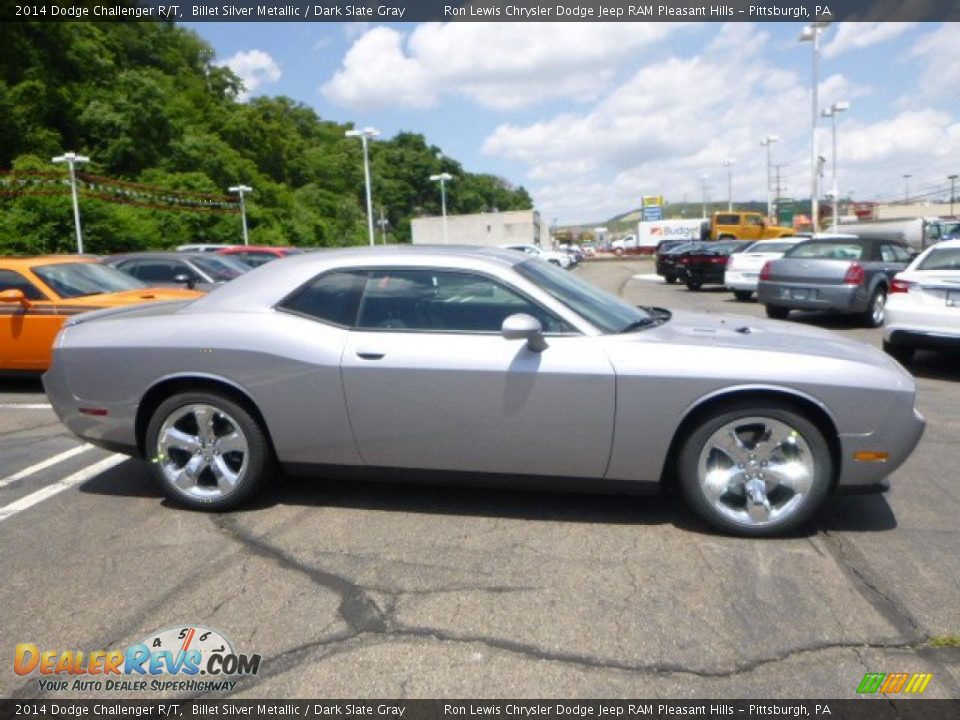 2014 Dodge Challenger R/T Billet Silver Metallic / Dark Slate Gray Photo #6