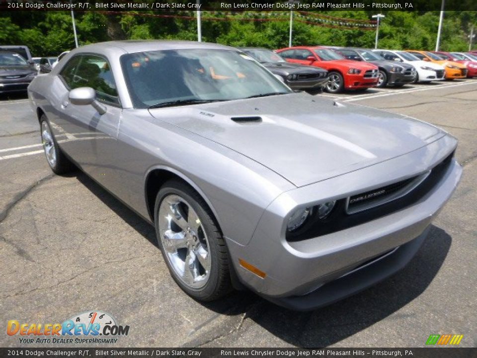 2014 Dodge Challenger R/T Billet Silver Metallic / Dark Slate Gray Photo #7