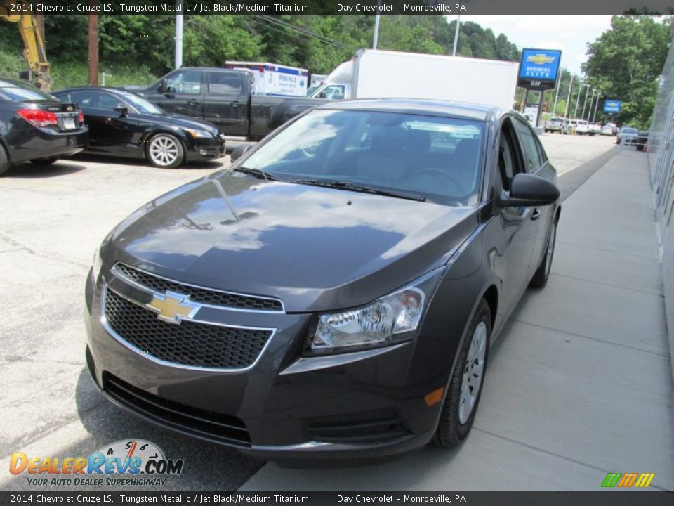 2014 Chevrolet Cruze LS Tungsten Metallic / Jet Black/Medium Titanium Photo #7