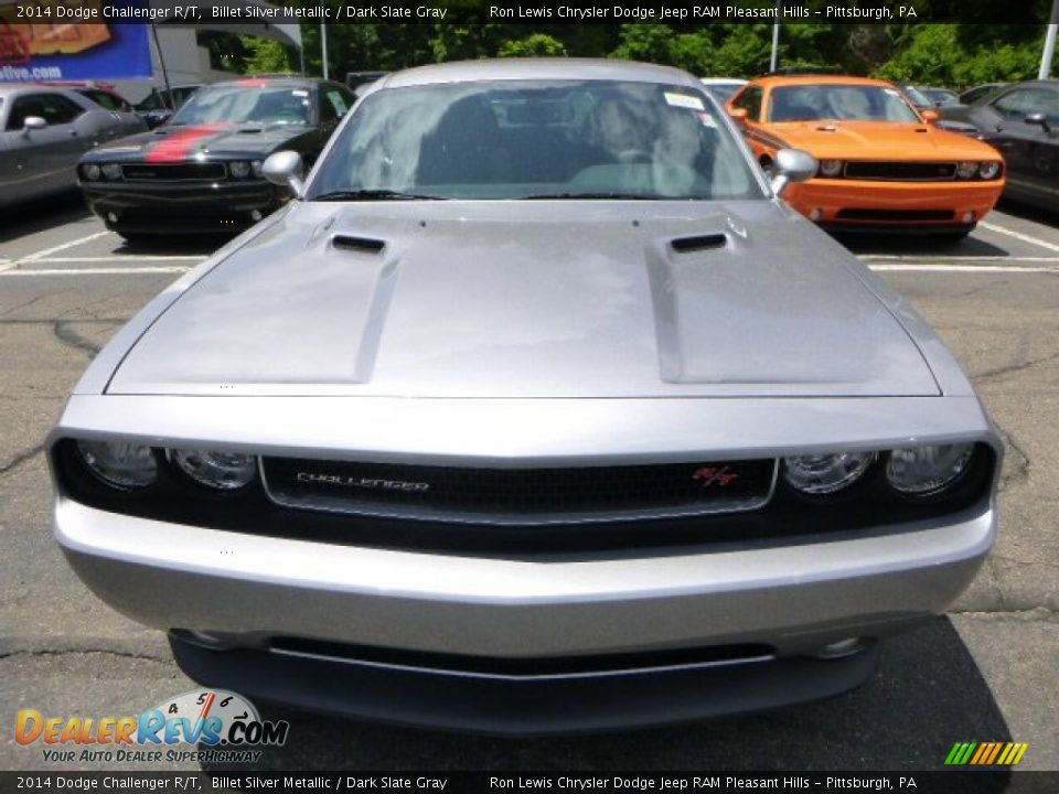 2014 Dodge Challenger R/T Billet Silver Metallic / Dark Slate Gray Photo #8
