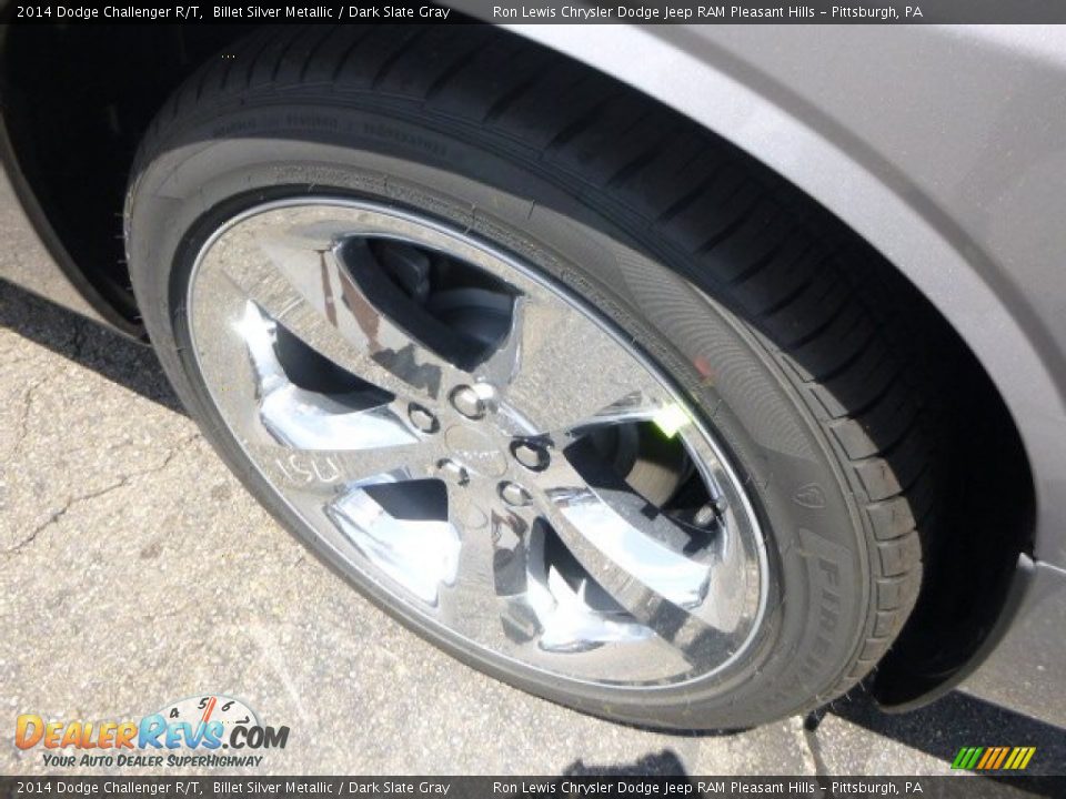 2014 Dodge Challenger R/T Billet Silver Metallic / Dark Slate Gray Photo #9