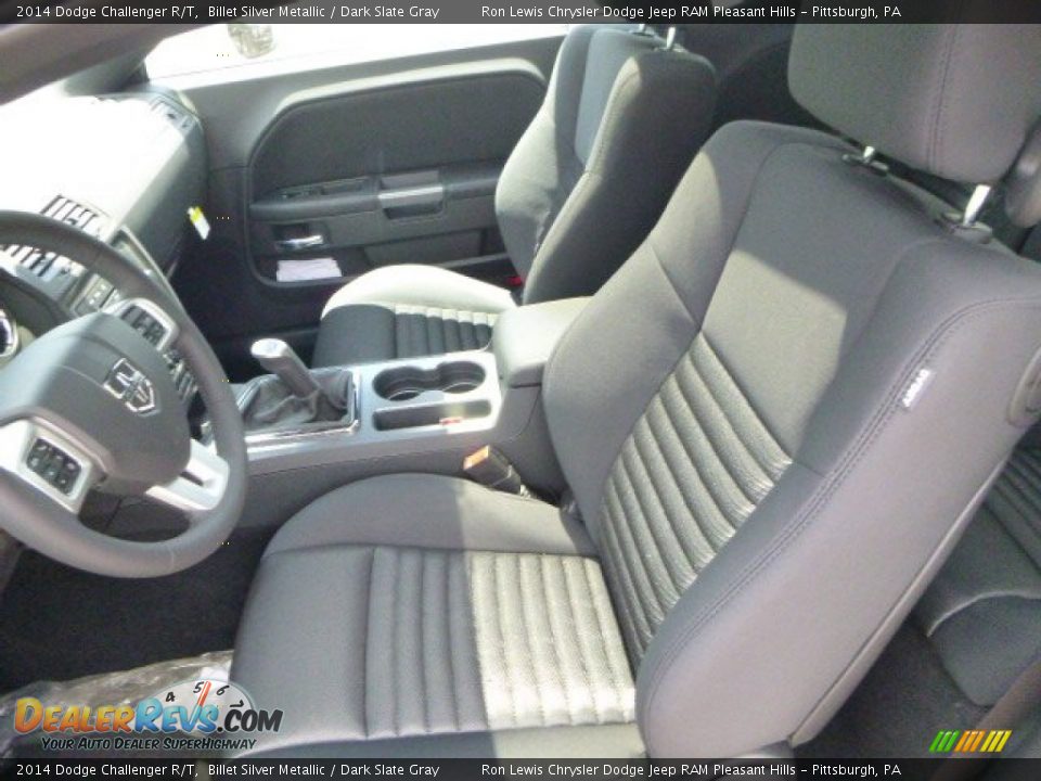 2014 Dodge Challenger R/T Billet Silver Metallic / Dark Slate Gray Photo #14