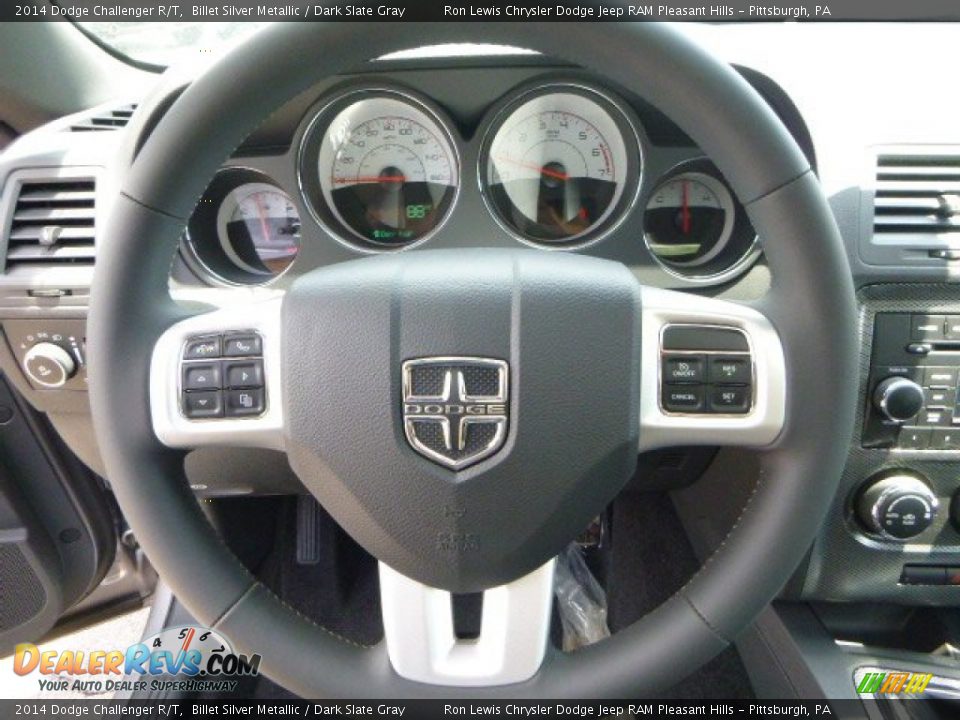 2014 Dodge Challenger R/T Billet Silver Metallic / Dark Slate Gray Photo #18