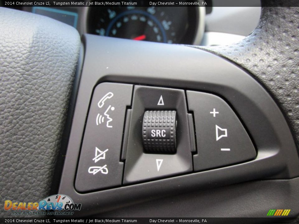 2014 Chevrolet Cruze LS Tungsten Metallic / Jet Black/Medium Titanium Photo #17