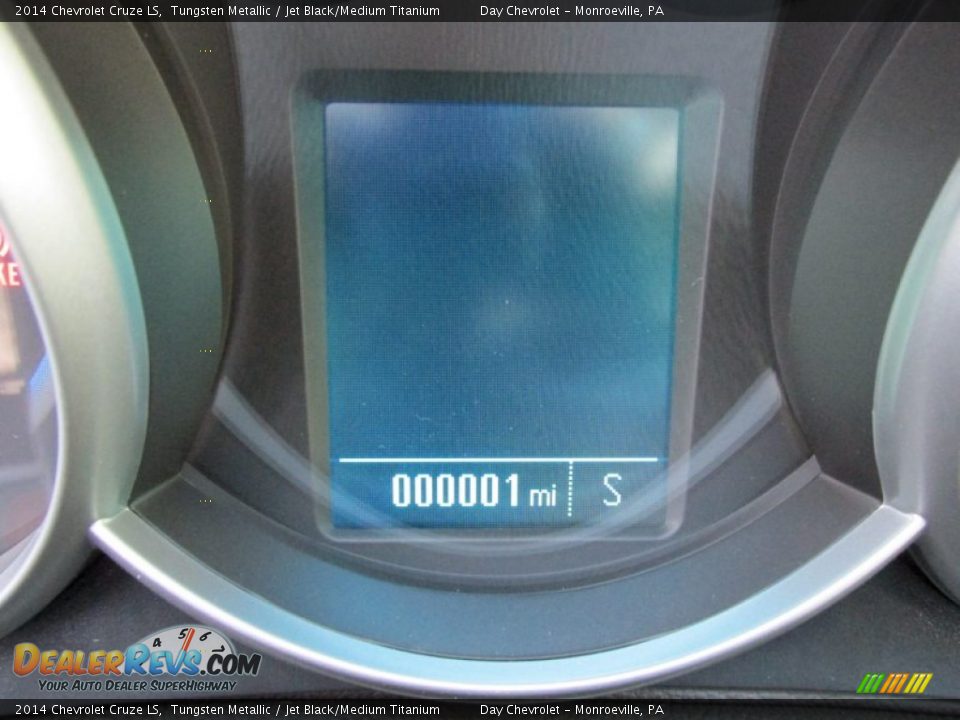 2014 Chevrolet Cruze LS Tungsten Metallic / Jet Black/Medium Titanium Photo #20