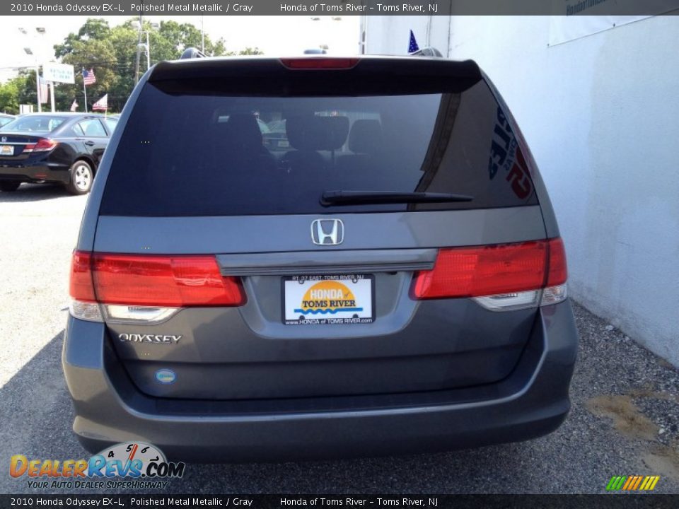2010 Honda Odyssey EX-L Polished Metal Metallic / Gray Photo #8
