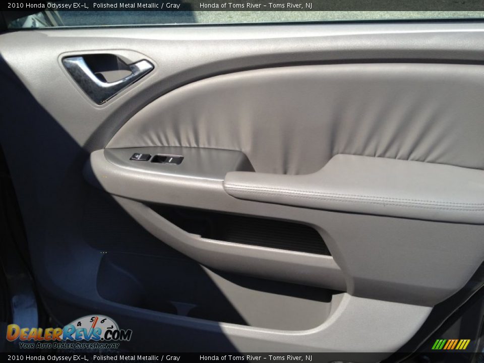2010 Honda Odyssey EX-L Polished Metal Metallic / Gray Photo #26