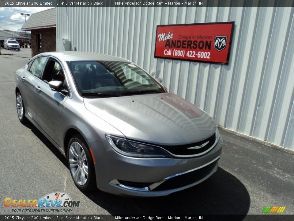 2015 Chrysler 200 Limited Billet Silver Metallic / Black Photo #1