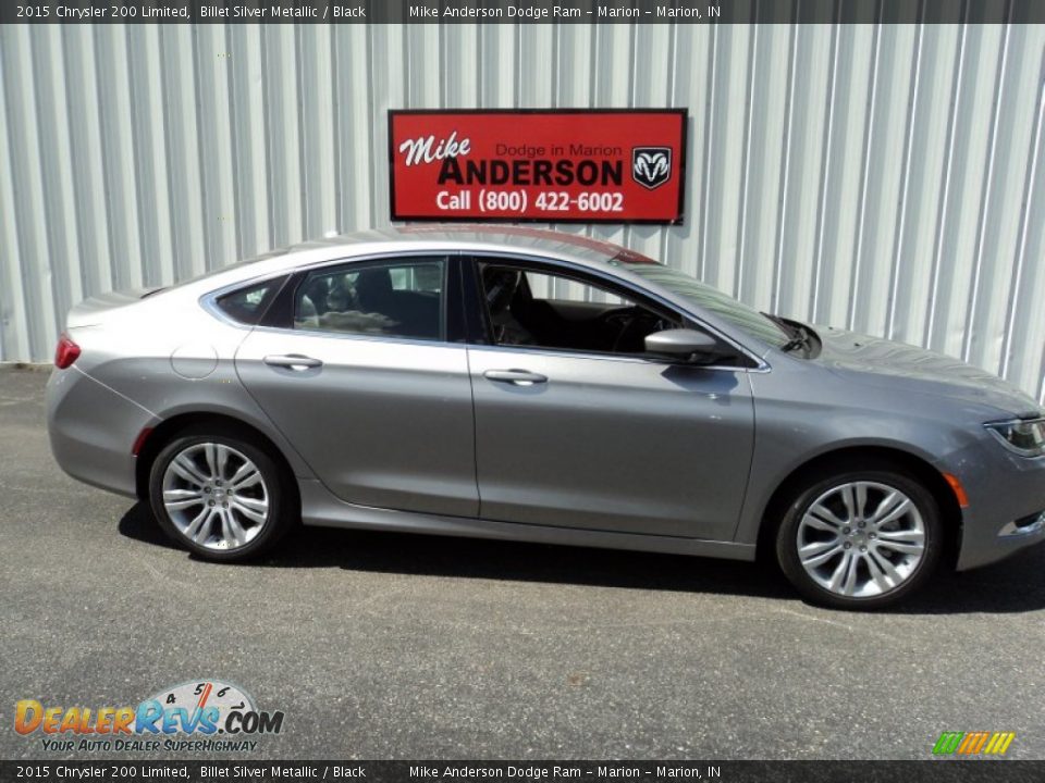 2015 Chrysler 200 Limited Billet Silver Metallic / Black Photo #2