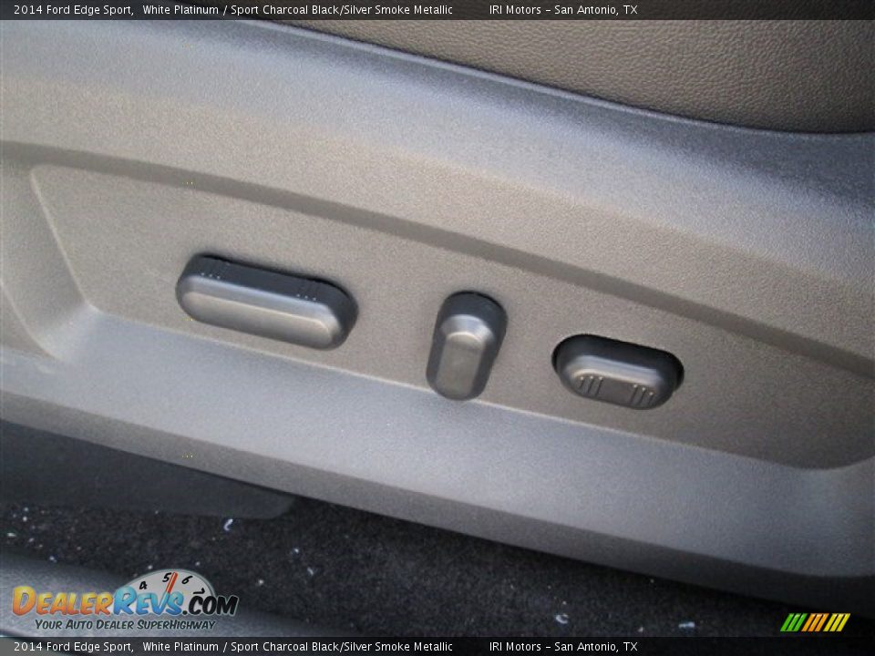 2014 Ford Edge Sport White Platinum / Sport Charcoal Black/Silver Smoke Metallic Photo #11