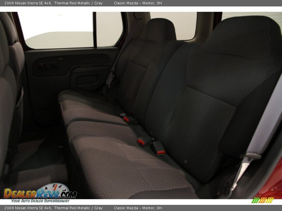 2004 Nissan Xterra SE 4x4 Thermal Red Metallic / Gray Photo #9