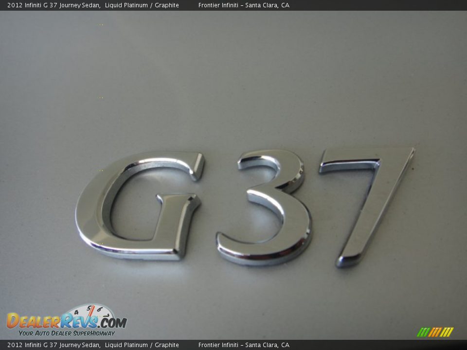 2012 Infiniti G 37 Journey Sedan Liquid Platinum / Graphite Photo #23