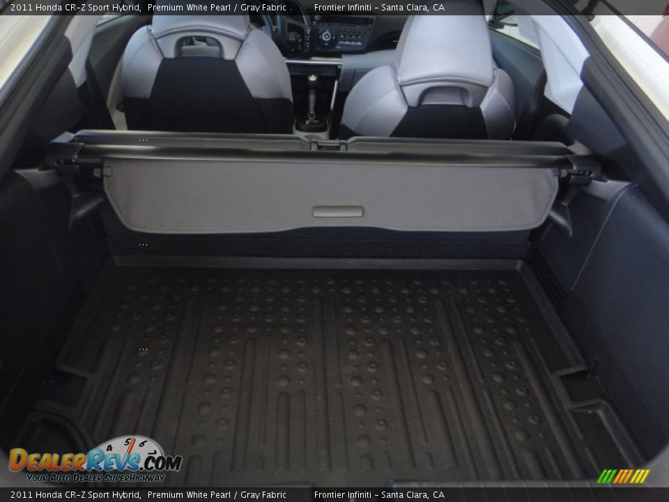 2011 Honda CR-Z Sport Hybrid Premium White Pearl / Gray Fabric Photo #15