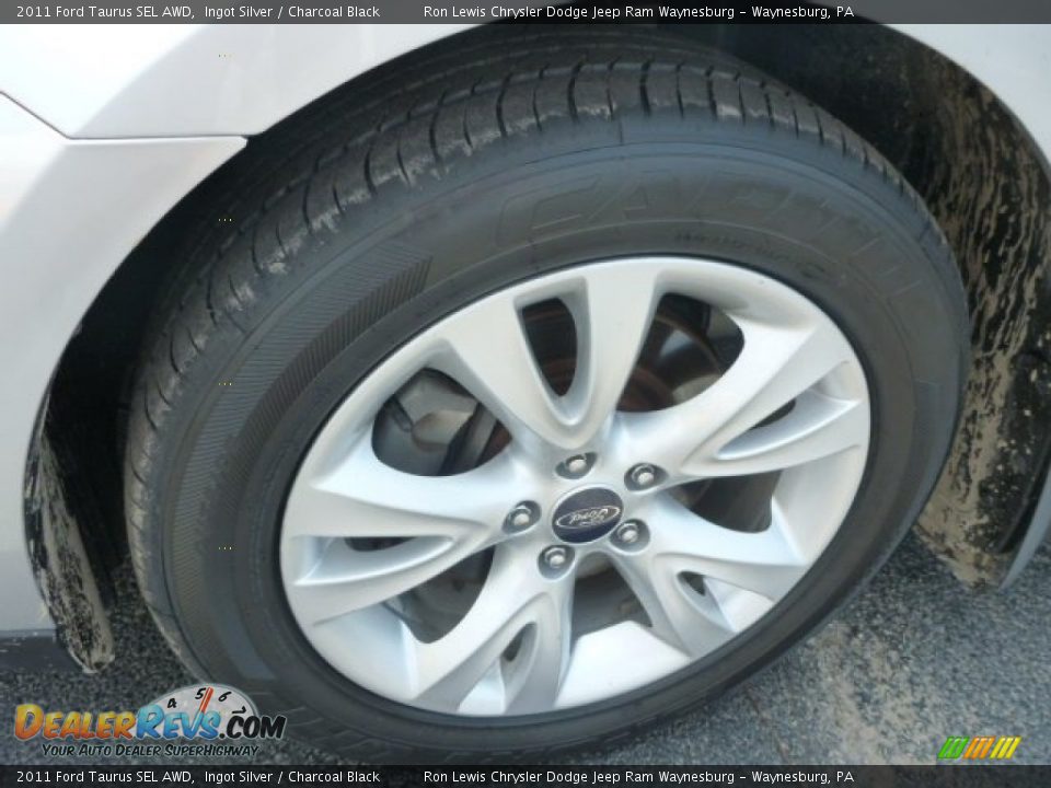 2011 Ford Taurus SEL AWD Ingot Silver / Charcoal Black Photo #9