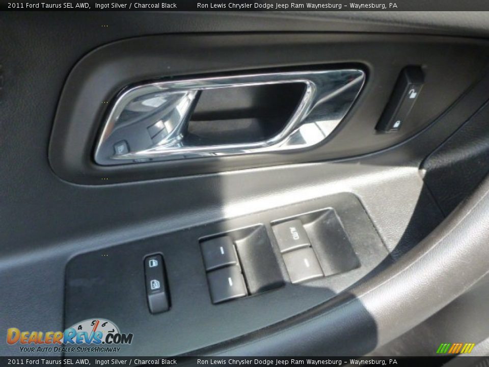 2011 Ford Taurus SEL AWD Ingot Silver / Charcoal Black Photo #13