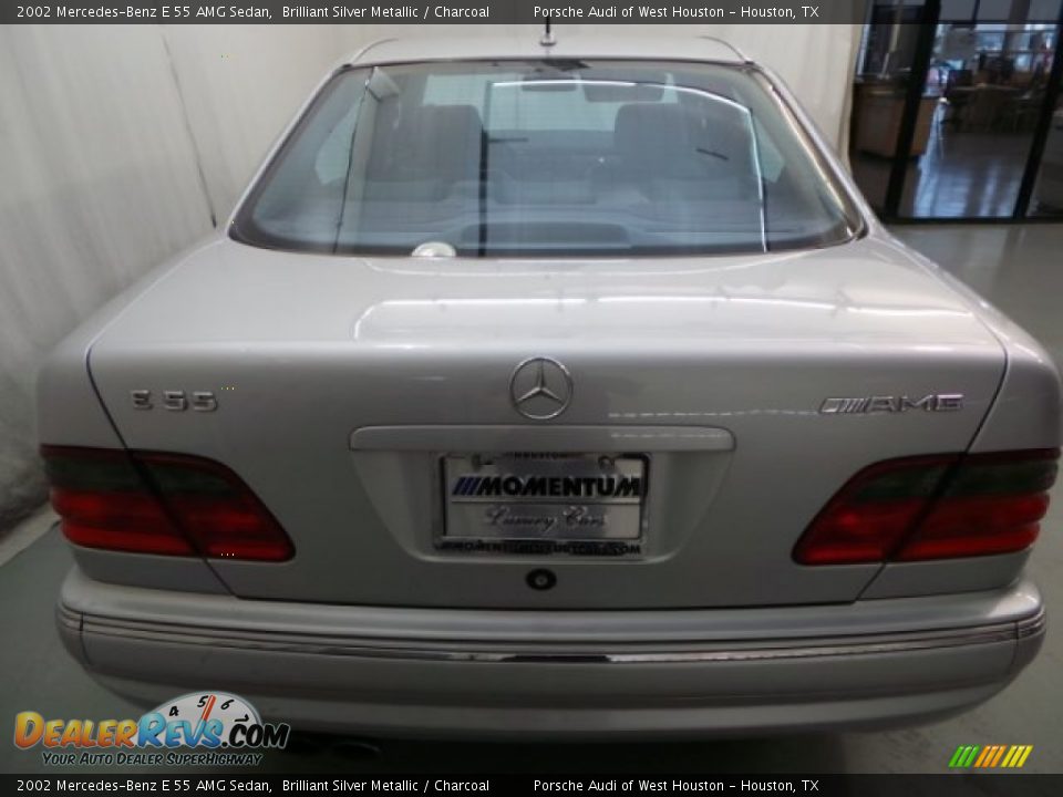 2002 Mercedes-Benz E 55 AMG Sedan Brilliant Silver Metallic / Charcoal Photo #5