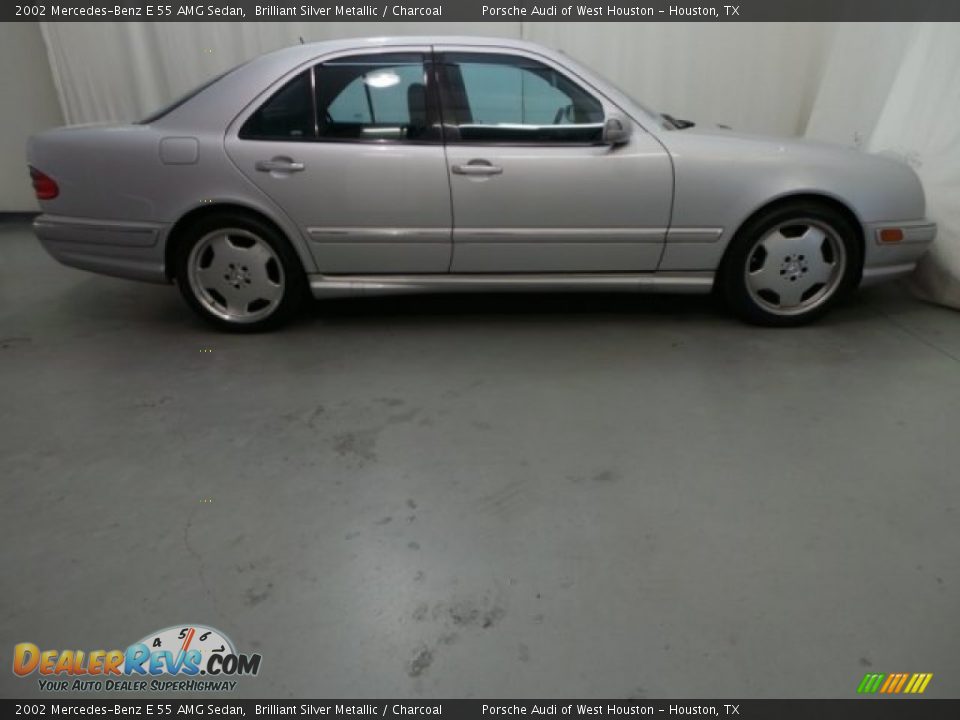 Brilliant Silver Metallic 2002 Mercedes-Benz E 55 AMG Sedan Photo #7