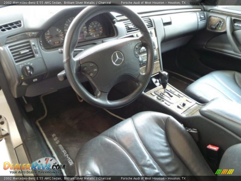 Charcoal Interior - 2002 Mercedes-Benz E 55 AMG Sedan Photo #14