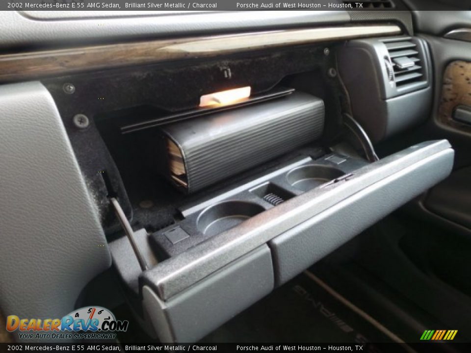2002 Mercedes-Benz E 55 AMG Sedan Brilliant Silver Metallic / Charcoal Photo #19