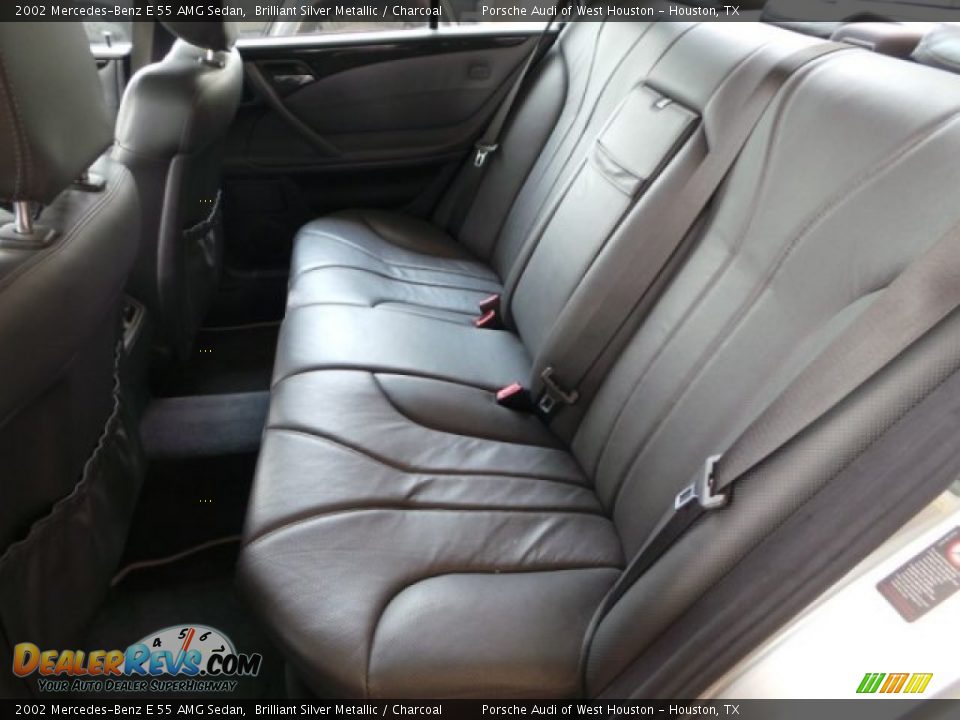 2002 Mercedes-Benz E 55 AMG Sedan Brilliant Silver Metallic / Charcoal Photo #30