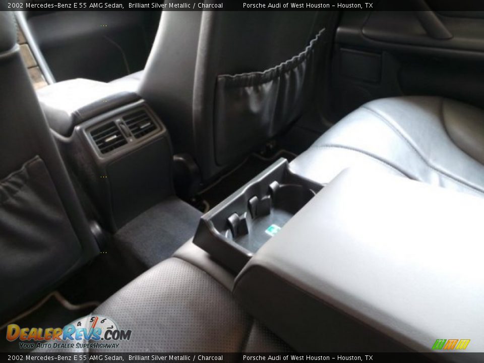 2002 Mercedes-Benz E 55 AMG Sedan Brilliant Silver Metallic / Charcoal Photo #31