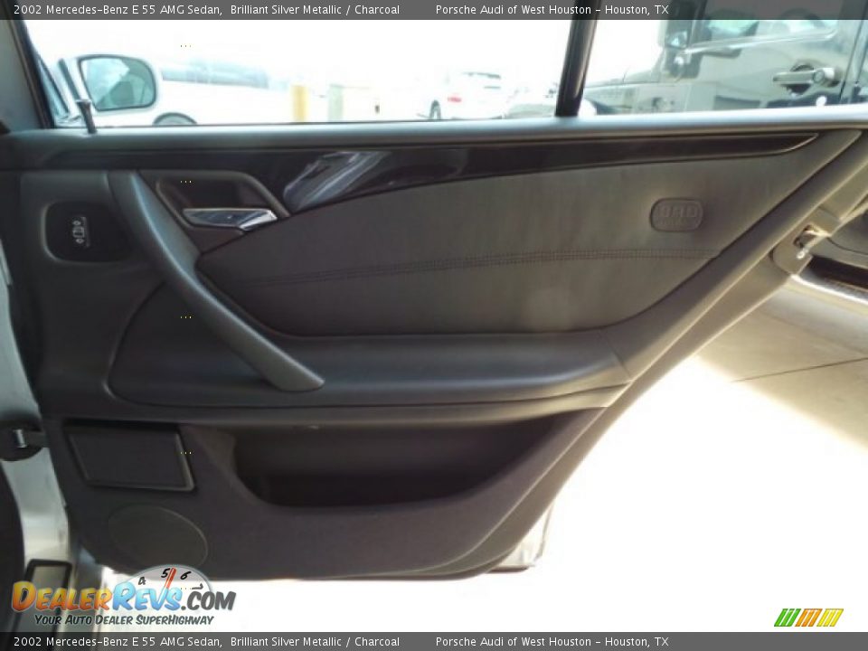 2002 Mercedes-Benz E 55 AMG Sedan Brilliant Silver Metallic / Charcoal Photo #35