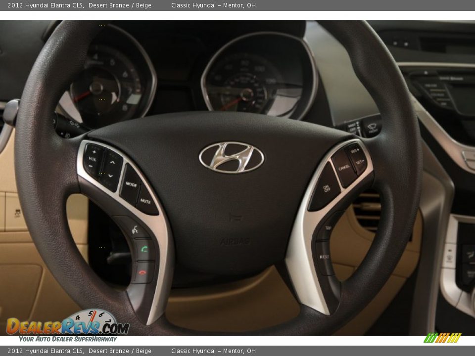 2012 Hyundai Elantra GLS Desert Bronze / Beige Photo #6