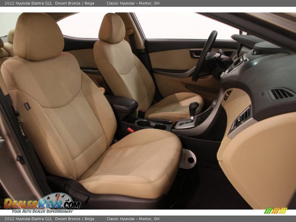 2012 Hyundai Elantra GLS Desert Bronze / Beige Photo #10