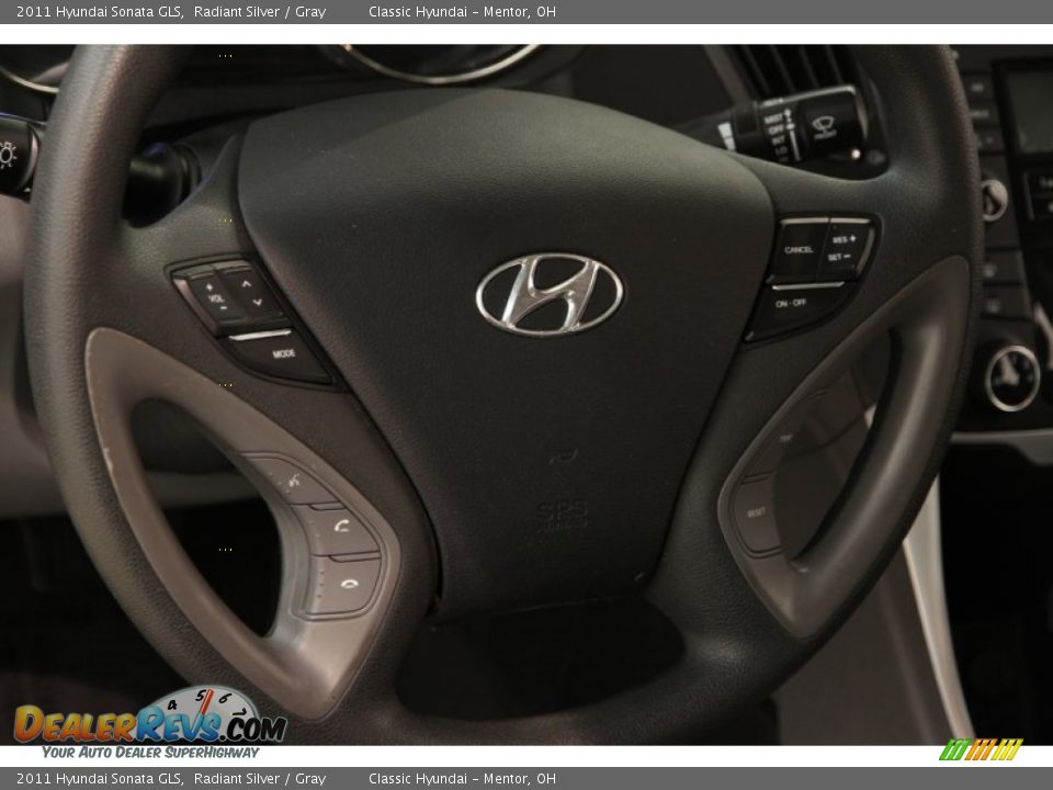 2011 Hyundai Sonata GLS Radiant Silver / Gray Photo #6
