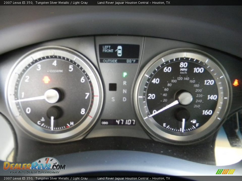 2007 Lexus ES 350 Tungsten Silver Metallic / Light Gray Photo #33
