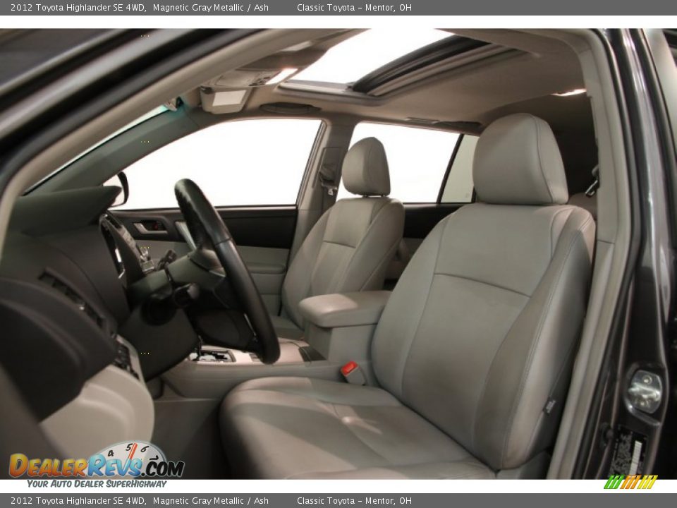 2012 Toyota Highlander SE 4WD Magnetic Gray Metallic / Ash Photo #5