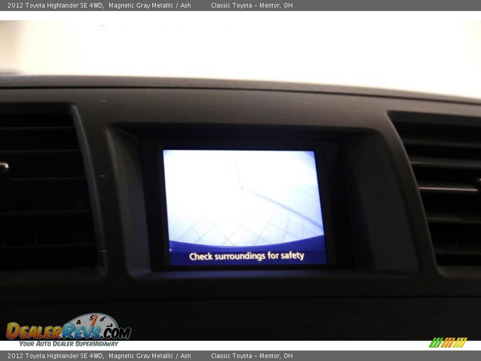 2012 Toyota Highlander SE 4WD Magnetic Gray Metallic / Ash Photo #10