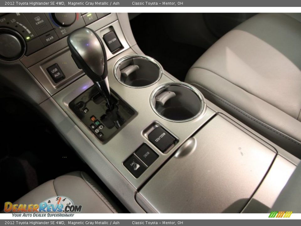 2012 Toyota Highlander SE 4WD Magnetic Gray Metallic / Ash Photo #12